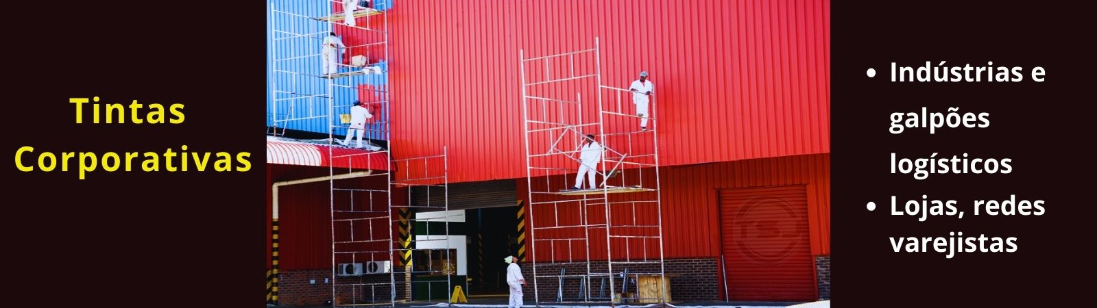 Soluções em tintas para empresas, fachadas e frotas